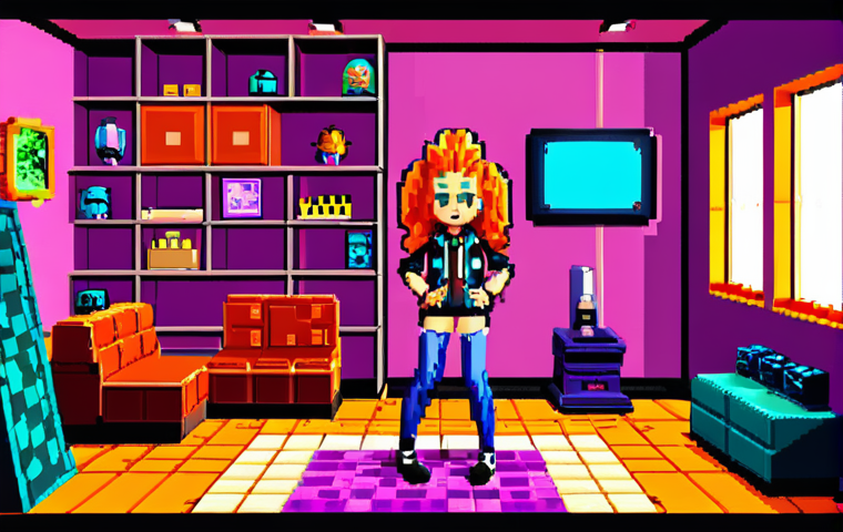 **Prompt:** A vibrant, pixelated scene reminiscent of early 2000s HanGame. Avatars with outrageous hairstyles chat in a colorful, themed room. UI elements from the game are visible. Nostalgic, slightly blurry, like a screenshot from the past.