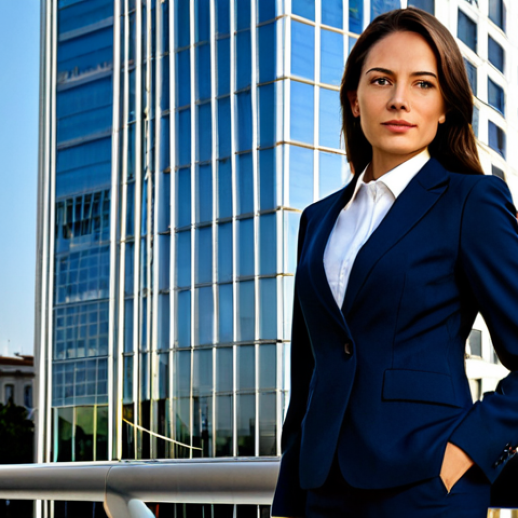 MMORPG 레벨업 꿀팁 - Professional Businesswoman**

"A professional businesswoman in a modest business suit, standing conf...