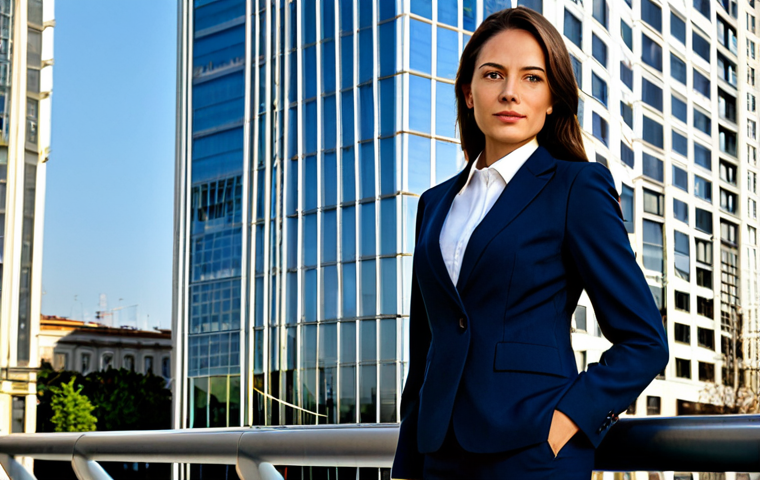 MMORPG 레벨업 꿀팁 - Professional Businesswoman**

"A professional businesswoman in a modest business suit, standing conf...