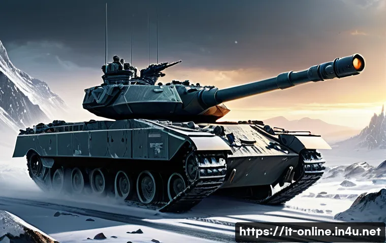 탱크 온라인 새로운 모드 - **A team of futuristic battle tanks executing a coordinated assault on a highly dynamic battlefield....