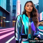 엠게임 아바타 꾸미기 - **Prompt:** A hyperrealistic, fashion-forward female digital influencer avatar, in her early 20s, wi...